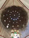 Domed ceiling in the hammam section of the palace