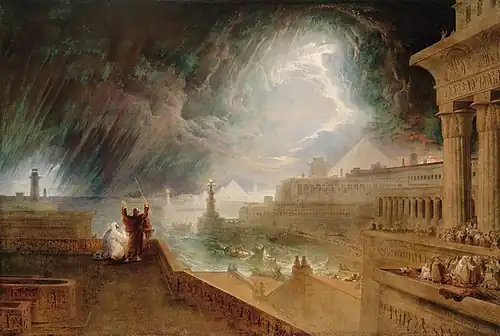 John Martin, The Seventh Plague of Egypt, 1823