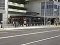 Western entrance five days after opening, December 2023