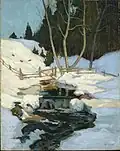 Maurice Cullen, La Fonte des neiges, 1930