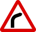 Curve to the right