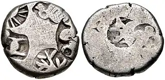 Mauryan Empire, Emperor Salisuka or later. Circa 207-194 BCE.[131]