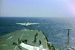 Image 22HMAS Melbourne launches a Grumman S2G Tracker, 1980 (from History of the Royal Australian Navy)