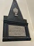 Memorial to Patrick Arthur (1717–1799), for whom Patrick Street is named.