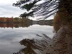 The Merrimack River in Pembroke, New Hampshire