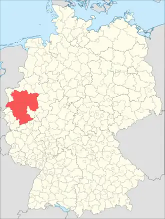 The Rhine-Ruhr metropolitan region of Germany