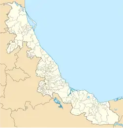 Location in Veracruz