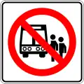 SR-19A1: Passenger vehicles prohibited from stopping