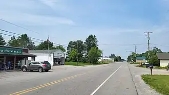 Looking north along F-41 toward F-30