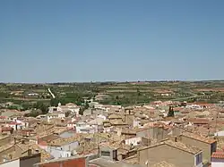 View of Minglanilla from the castle