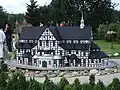Miniature of the Świdnica Church of Peace in the park of miniatures in Kowary