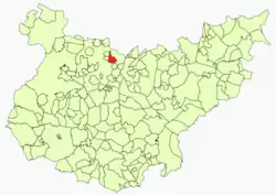 Location in Badajoz
