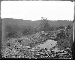 Missionary Ridge in the distance, viewed from Orchard Knob