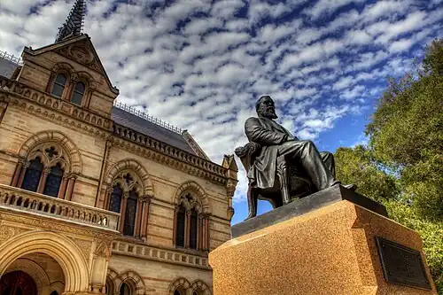 Statue of Walter Hughes