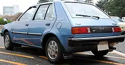 Mitsubishi Mirage 3-door (pre-facelift; Japan)