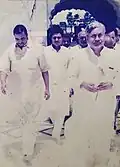 In 2004, Kapildev Babu with Nitish Kumar In Pawapuri