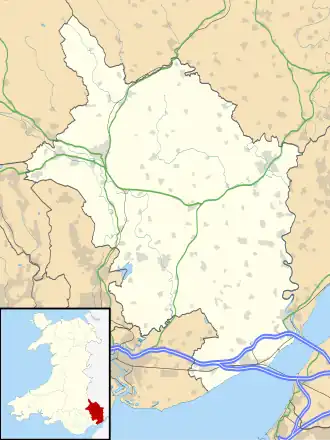 Skenfrith is located in Monmouthshire