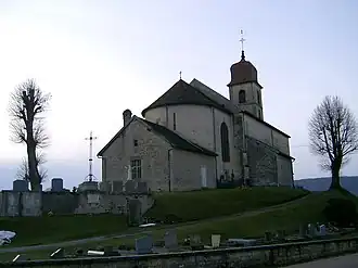 The church in Monnet-la-Ville