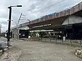 The southern side of the station entrance, October 2024