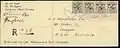 Air mail cover from the return flight from Mount Hagen, signed at upper left "CRGurney Pilot" (30 May 1933)