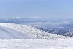 View from Mount Zao in winter