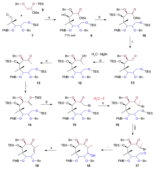 Ring B synthesis scheme