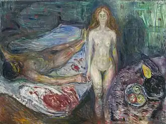 The Death of Marat 1907, 150 x 199&nbsp;cm, Munch Museum, Oslo