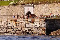 Munkholmen is popular during the summer