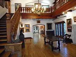 Interior of the museum