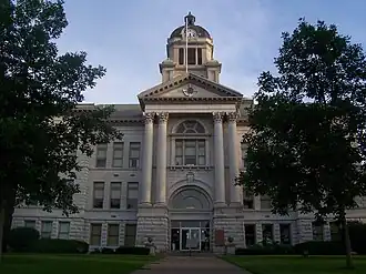 Muscatine County Courthouse in Muscatine