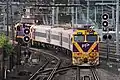 N467 "City of Stawell" & N458 "City of Bairnsdale" in push-pull formation at North Melbourne