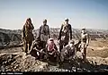 NAJA border guard rangers posing for a picture near the Iran-Pakistan border