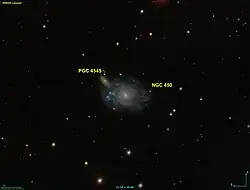 Photo of NGC 450 and PGC 4545 taken by SDSS.