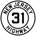 Cutout shield for Route 31