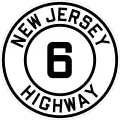 Route 6 marker