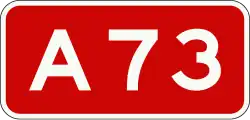 A73 motorway shield}}