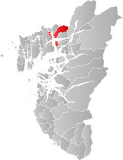 Vikedal within Rogaland