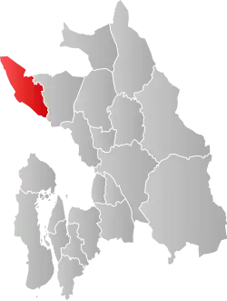 Jevnaker within Akershus