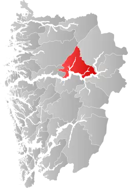 Sogndal within Vestland