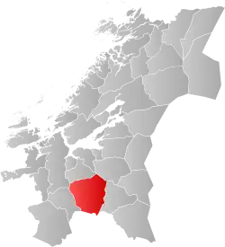 Midtre Gauldal within Trøndelag