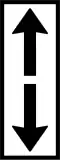 Direction for a stop or parking regulation sign
