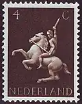 1943 stamp (design by Pyke Koch)