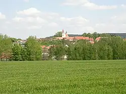 Načeradec seen from the northwest