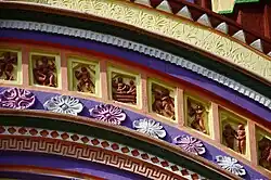 Terracotta decoration in Bhuinya family temple