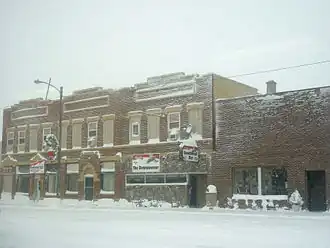 Winter view of downtown Napoleon.