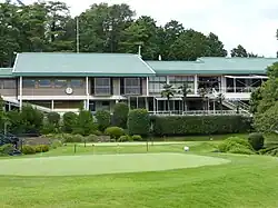 View of Clubhouse from the course