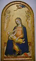 Madonna and Child with Angels, by Andrea Orcagna and Jacopo di Cione, c. 1317, National Gallery of Art (Washington DC)