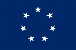 Naval jack of the Confederate States from 1861 to 1863