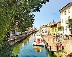 The Naviglio Grande canal near the Darsena