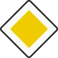 B1: Priority road (formally used)